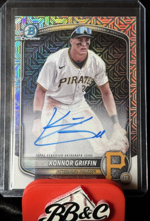 2025 Bowman Chrome Konnor Griffin RC Auto Mojo front