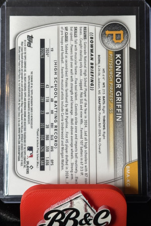 2025 Bowman Chrome Konnor Griffin RC Auto Mojo back