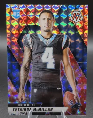 #274 Tetairoa McMillan 2025 Panini Mosaic - Mosaic Camo Red front