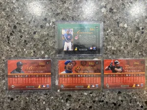 Lot Of 4 1996 Select Certified Red /1800 back