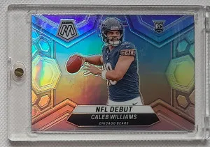 2024 Mosaic Caleb Williams NFL Debut Silver Prizm front