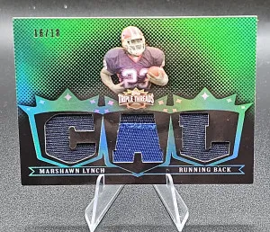 TTR11 Marshawn Lynch Triple Threads  Emerald  #/18 front