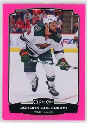 2022-23 O-Pee-Chee #414 Jordan Greenway Neon Pink 66/75