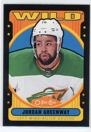 2021-22 O-Pee-Chee #298 Jordan Greenway Retro Black /100