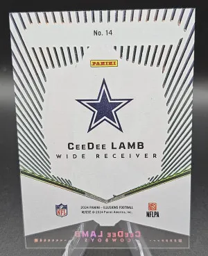 2024 Panini Abracadabra Cee Dee Lamb Emerald #14 back