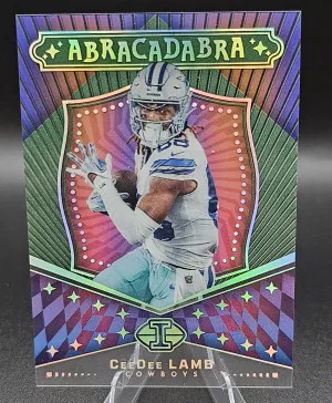 2024 Panini Abracadabra Cee Dee Lamb Emerald #14 front