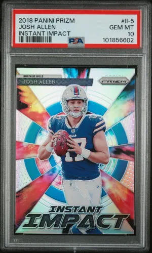 2018 Panini Prizm Instant Impact Josh Allen Instant Impact front