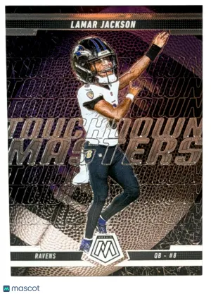 2025 Panini Mosaic - Touchdown Masters Lamar Jackson #5 front