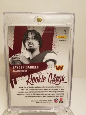 Jayden Daniels 2024  optic Rookie Kings back