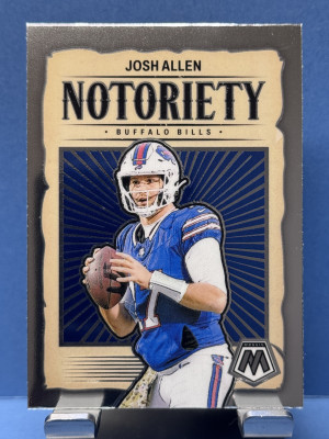 2024 Panini Mosaic #4 Josh Allen Notoriety front