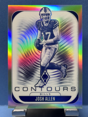 2025 Panini Phoenix #4 Josh Allen Silver Contours front