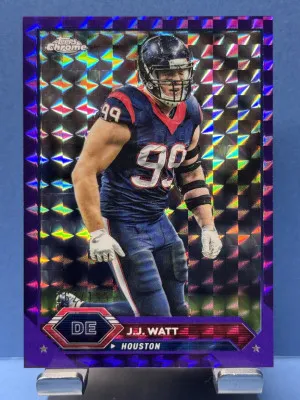 2024 Topps Composite #47 J.J. Watt Purple Geometric #/199 front