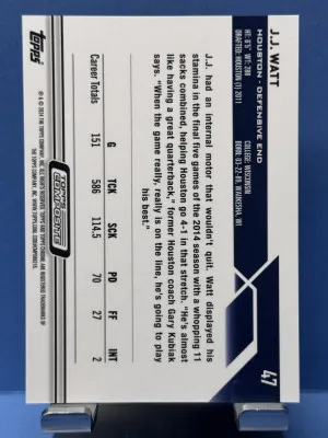 2024 Topps Composite #47 J.J. Watt Purple Geometric #/199 back