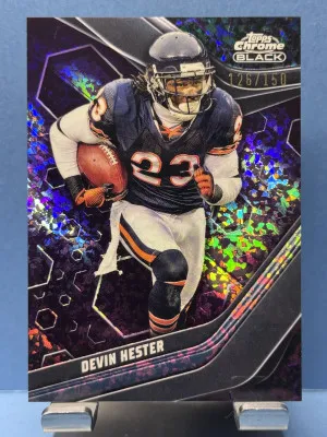 2024 Topps Composite #108 Devin Hester Chrome Black #/150 front