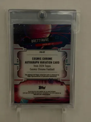 2024 Topps Chrome Brett Favre Auto 3/10 back