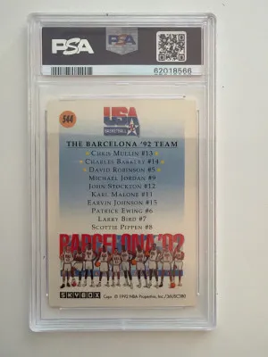 1991 Skybox Team Usa 1 back