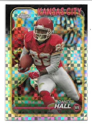 2024 Topps Chrome Xfractors #97 Dante Hall - Kansas City Chiefs front