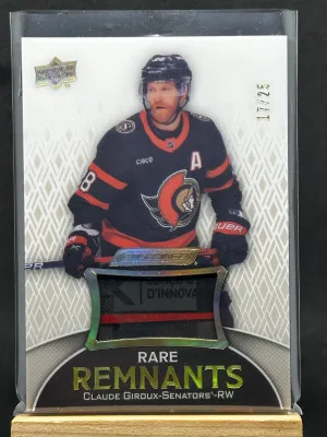 Claude Giroux Engrained Rare Remnants /25 front