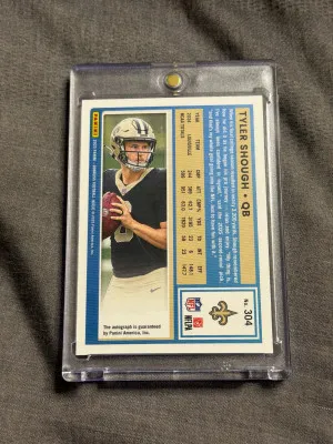 2025 Donruss Tyler Shough Auto back