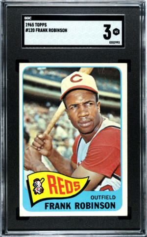 1965 Topps Frank Robinson SGC 3 front