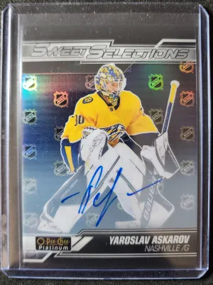 Yaroslav Askarov Sweet Selections Rookie Auto front