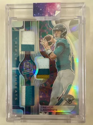 Trevor Lawrence /5 Triple Threats Patches front