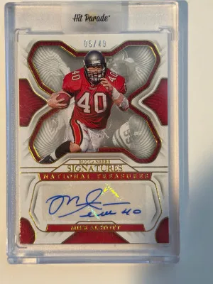 2022 Mike Alstott National Treasures Auto /49 front