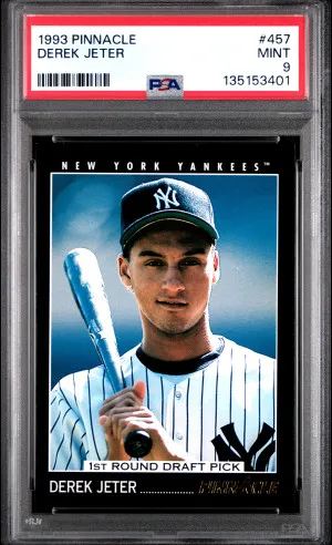 1993 Pinnacle Derek Jeter PSA 9 Rookie! front