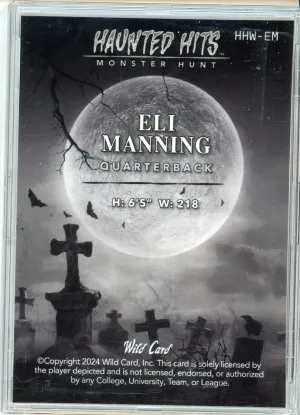 2024 Wild Card Eli Manning Haunted Hits 4/4 back