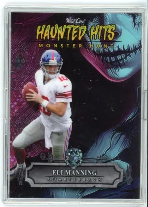 2024 Wild Card Eli Manning Haunted Hits 4/4 front