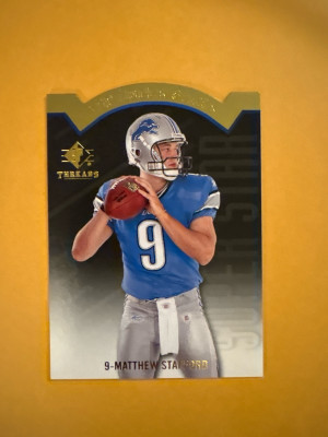 2009 SP Threads Matthew Stafford RC front