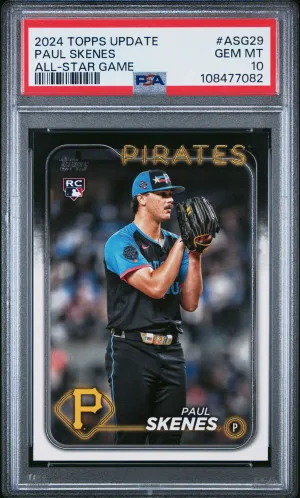 2024 Topps Update 2024 All-Star Game Paul Skenes PSA 10 front