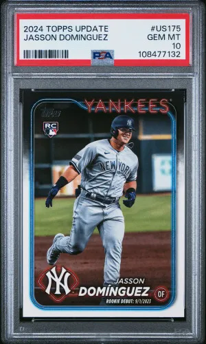 2024 Topps Update Jasson Dominguez PSA 10 front