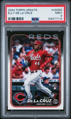 2024 Topps Update Elly De La Cruz PSA 9 front