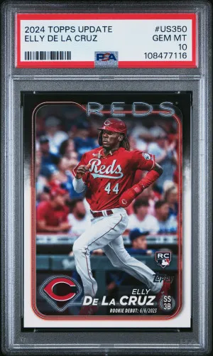2024 Topps Update Elly De La Cruz PSA 10 front
