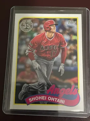 2024 Topps Series 1 - 1989Topps Baseball ShoheiOhtani #89B-16 front