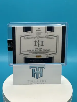 2025 Panini National Treasures Bobby Richardson 10/49 Patch back