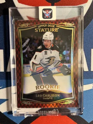 Leo Carlsson Stature Rookie Auto /99 front