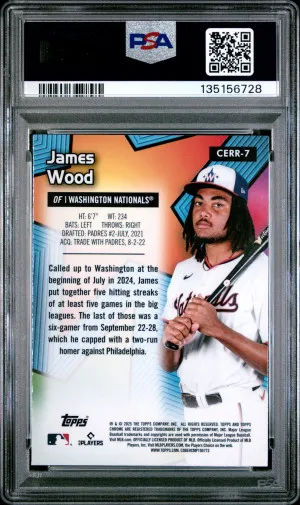 2025 Topps Chrome All Etch Rookie Rush James Wood back