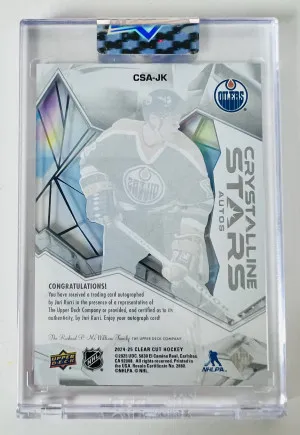 2024 Upper Deck Clear Cut Crystalline Stars Jari Kurri back