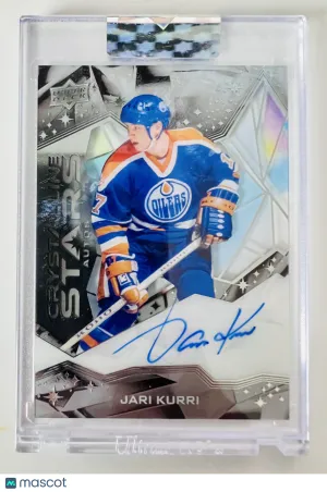 2024 Upper Deck Clear Cut Crystalline Stars Jari Kurri front