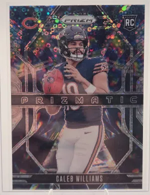 2024 Prizm Rc Caleb Williams Prizmatic No Huddle Disco front