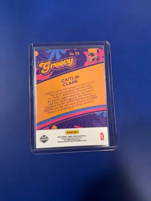2024 Prizm Caitlin Clark Groovy back