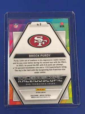 2024 Mosaic Kaleidoscopic Brock Purdy back