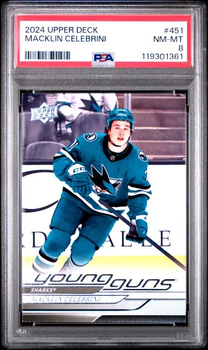 2024 Upper Deck Macklin Celebrini front