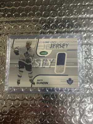 2002 Mats Sundin Game Used Patch front