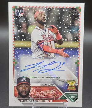 2023 Topps Holliday Series Michael Harris II HAC-MH Rookie Auto/250 front