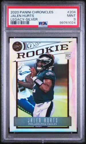 2020 Panini Chronicles Legacy Jalen Hurts Legacy-Silver front