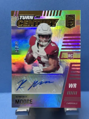 2021 Panini Chronicles Elite TOC-RMO Rondale Moore Turn of the Century Rookie Autograph #/99 front