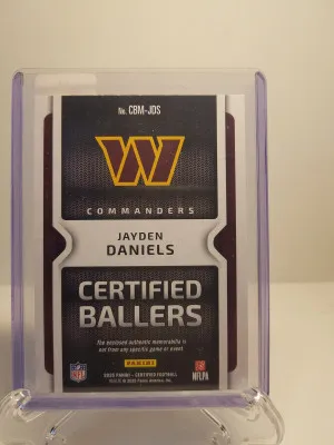 2025 Certified Ballers Jayden Daniels patch /149 back